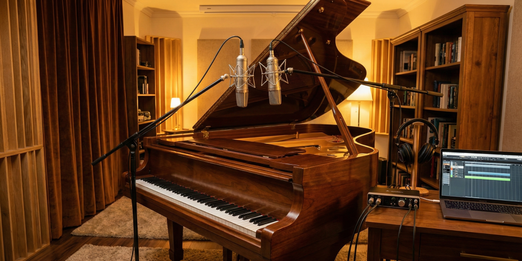 How to Record Your Piano Playing at Home