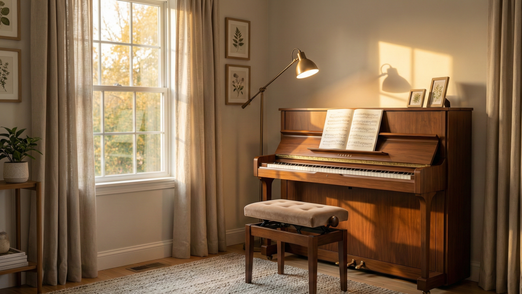 How to Set Up Your Piano Practice Space at Home