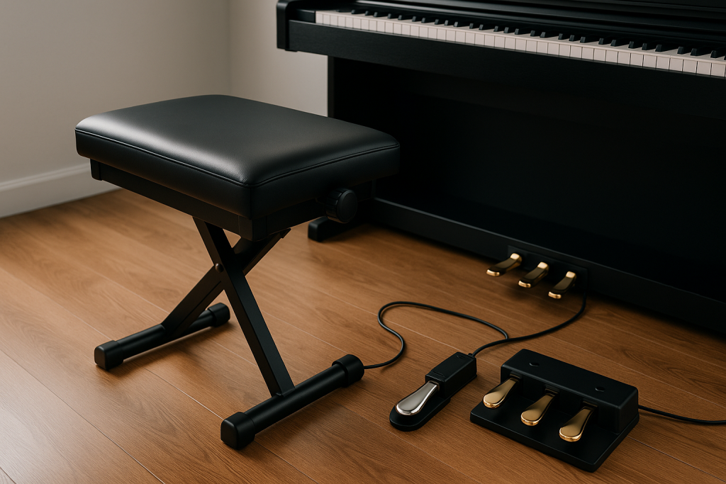How to Choose the Right Piano Bench and Pedals