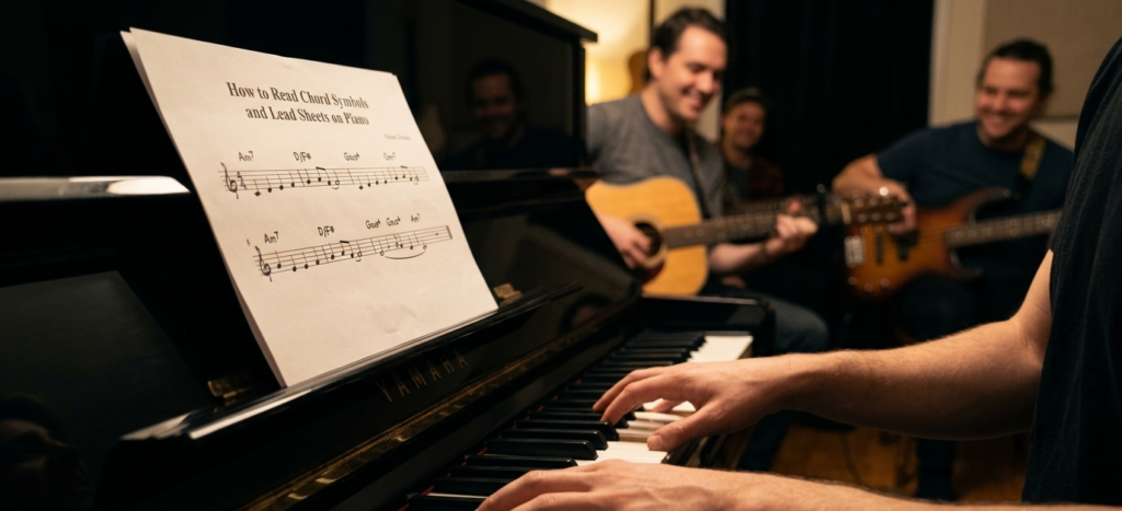 How to Read Chord Symbols and Lead Sheets on Piano